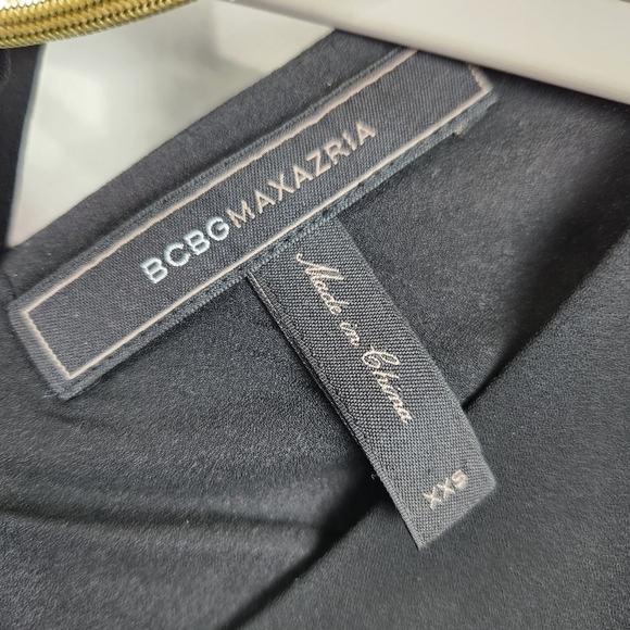 BCBGMaxAzria Nydia Black Gold Collar Flowy Tank Top Women's Size XXS - Picture 6 of 8